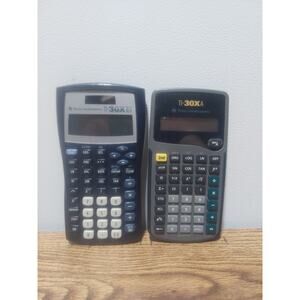 Lot Of 2 Texas Instruments TI-30X IIS And TI-30XA Tested Fully Functional